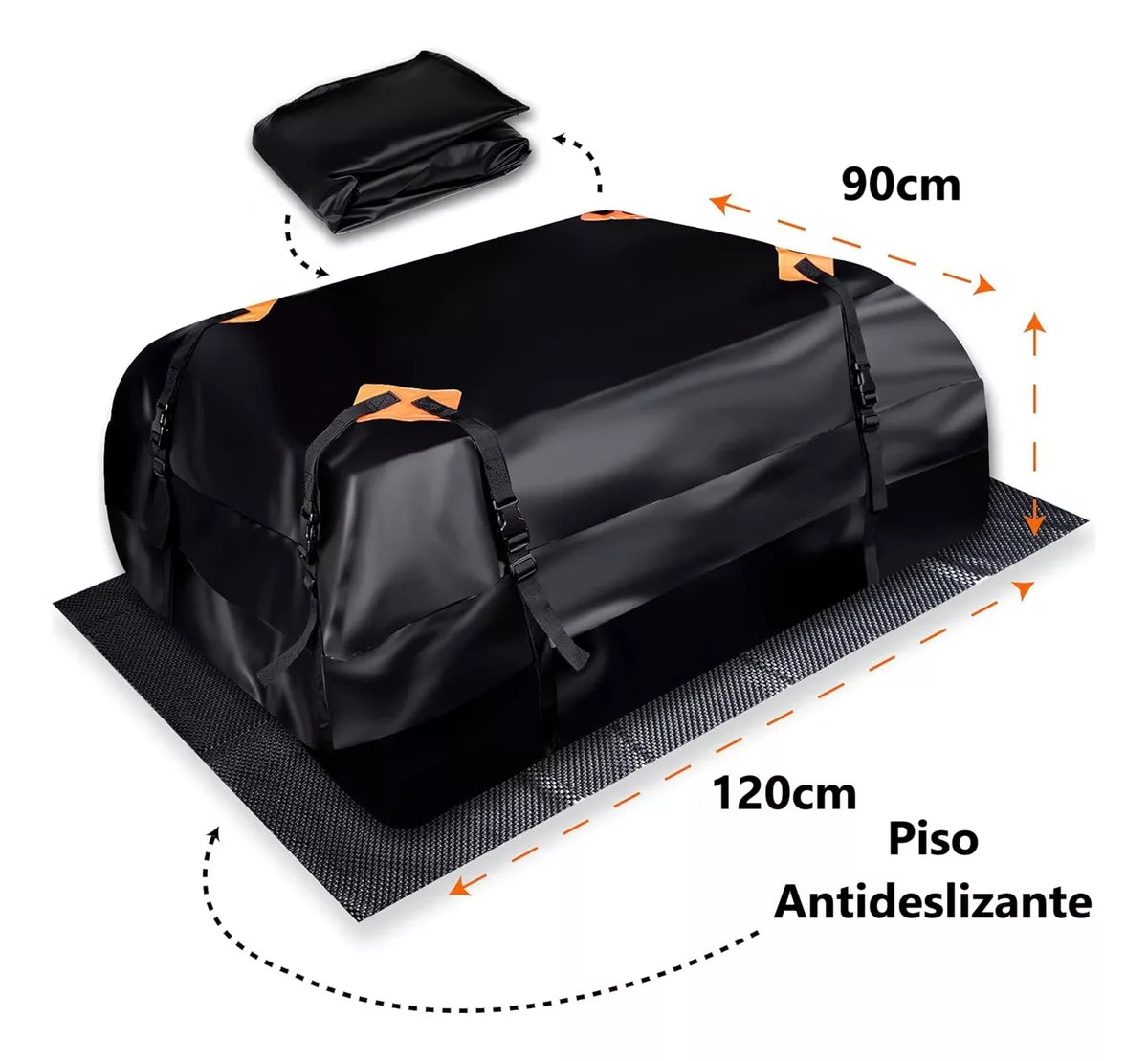 Bolso Portaequipaje Auto Techo Grande Impermeable