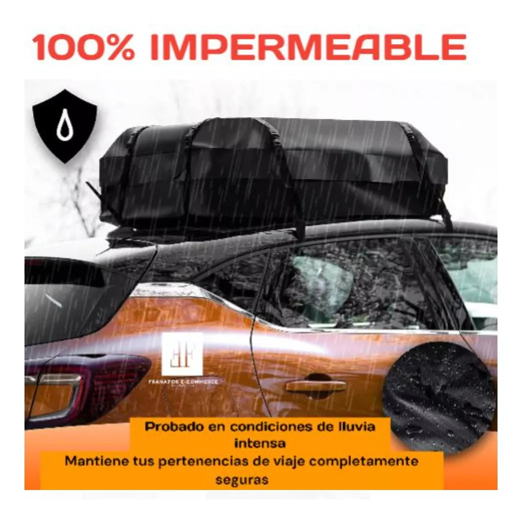 Bolso Portaequipaje Auto Techo Grande Impermeable