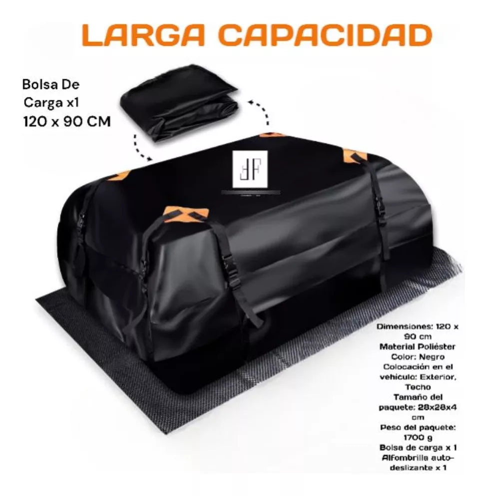 Bolso Portaequipaje Auto Techo Grande Impermeable