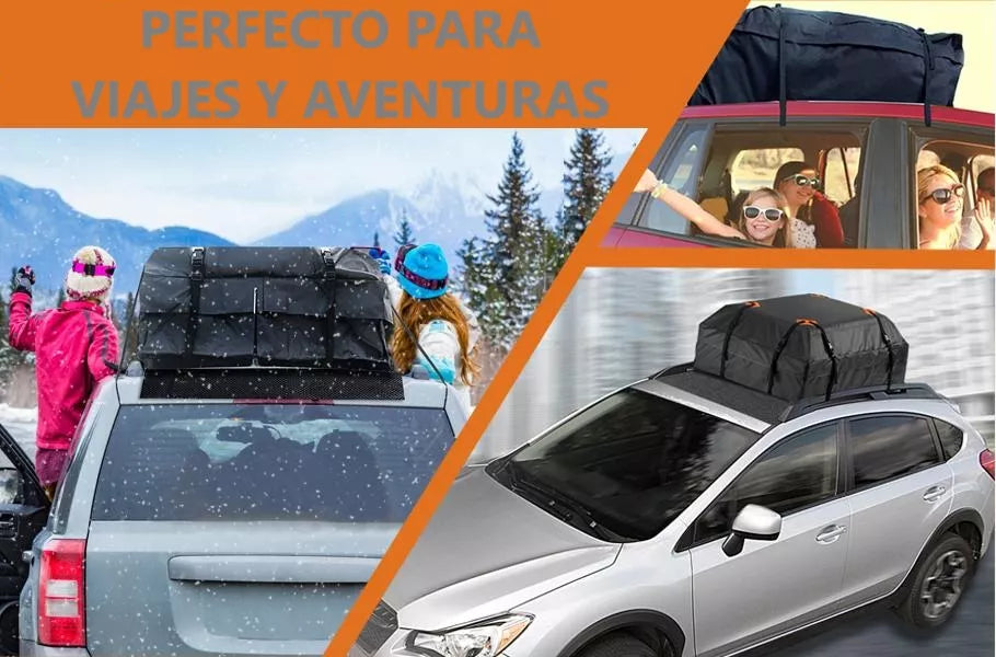 Bolso Portaequipaje Auto Techo Grande Impermeable