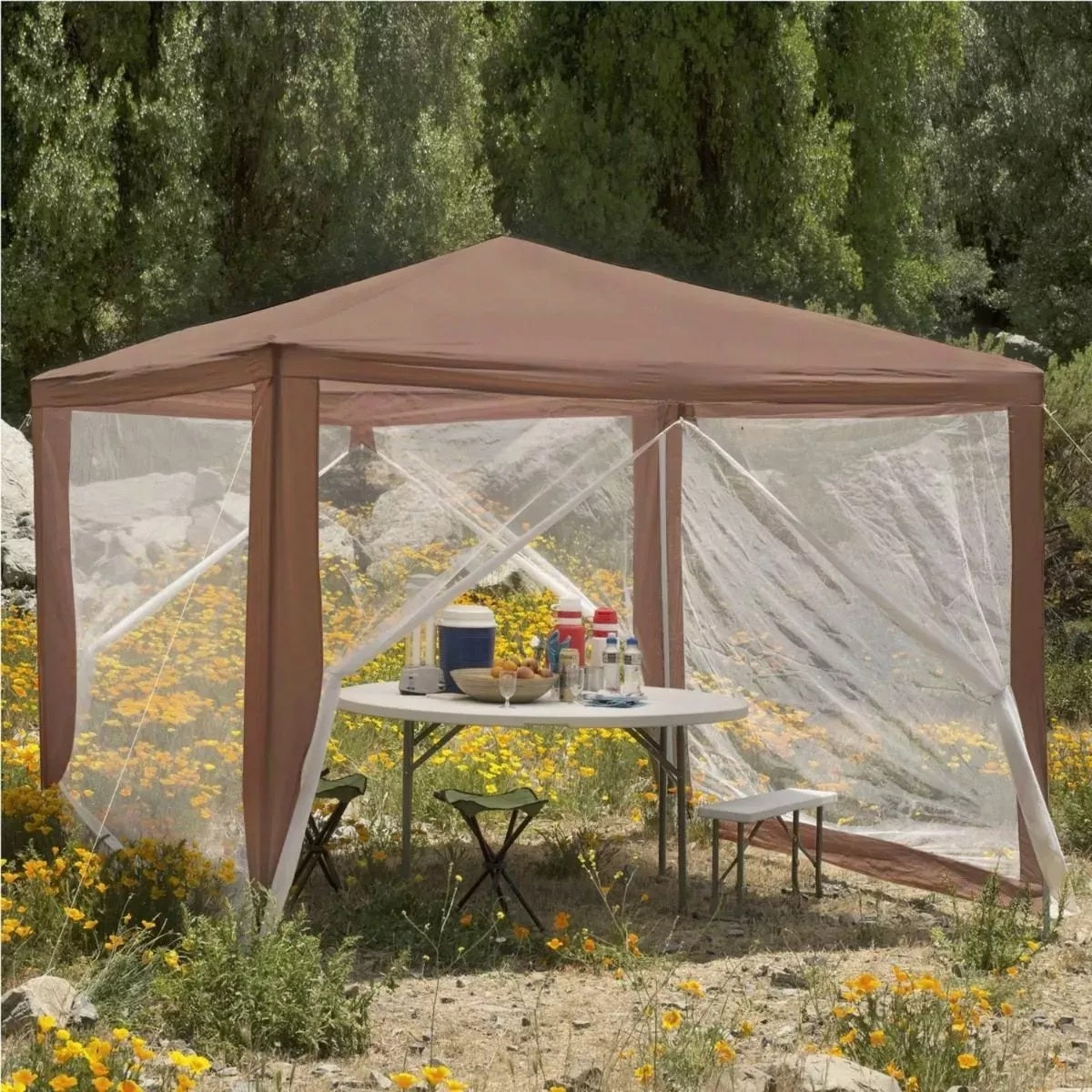 Comedor Mosquitero Camping 3x3 Alta Durabilidad