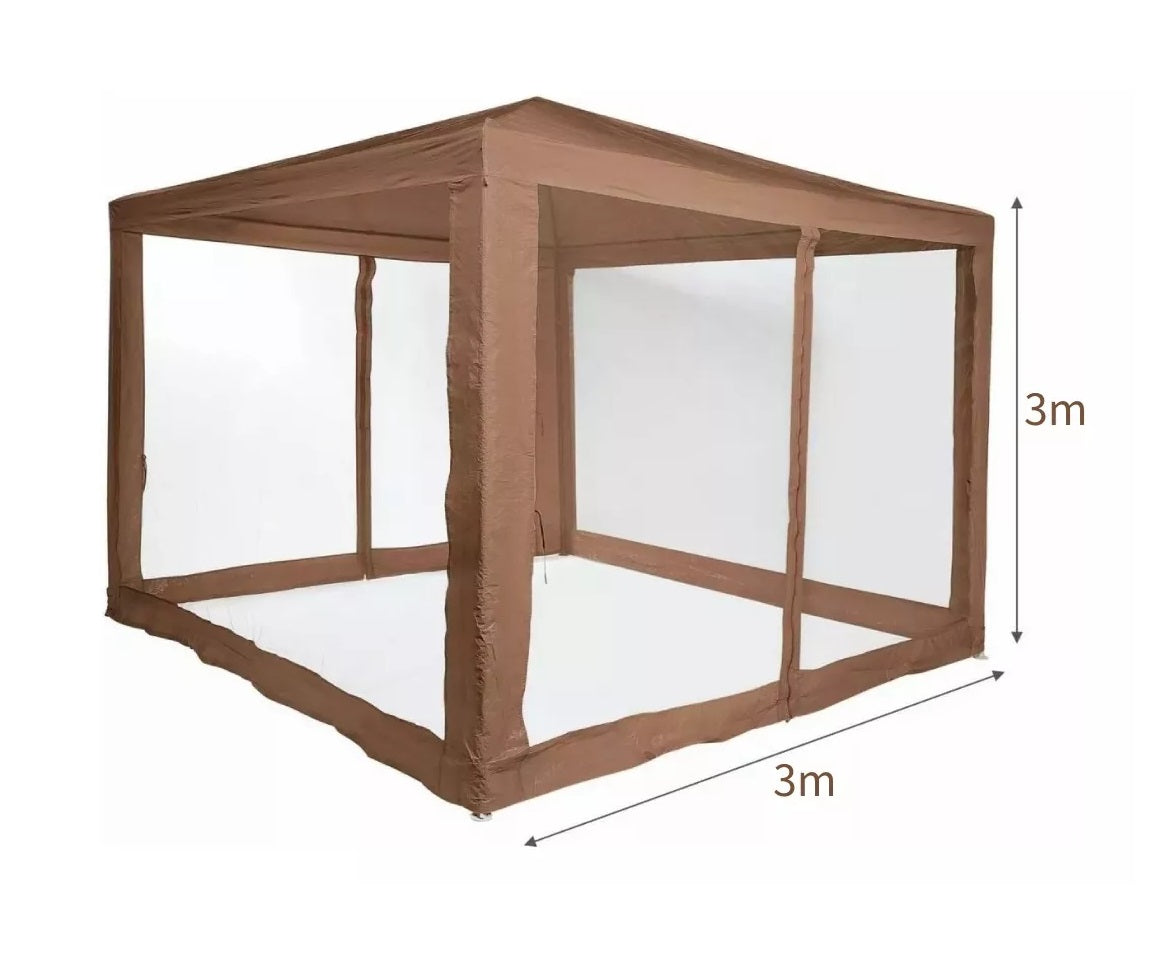 Comedor Mosquitero Camping 3x3 Alta Durabilidad